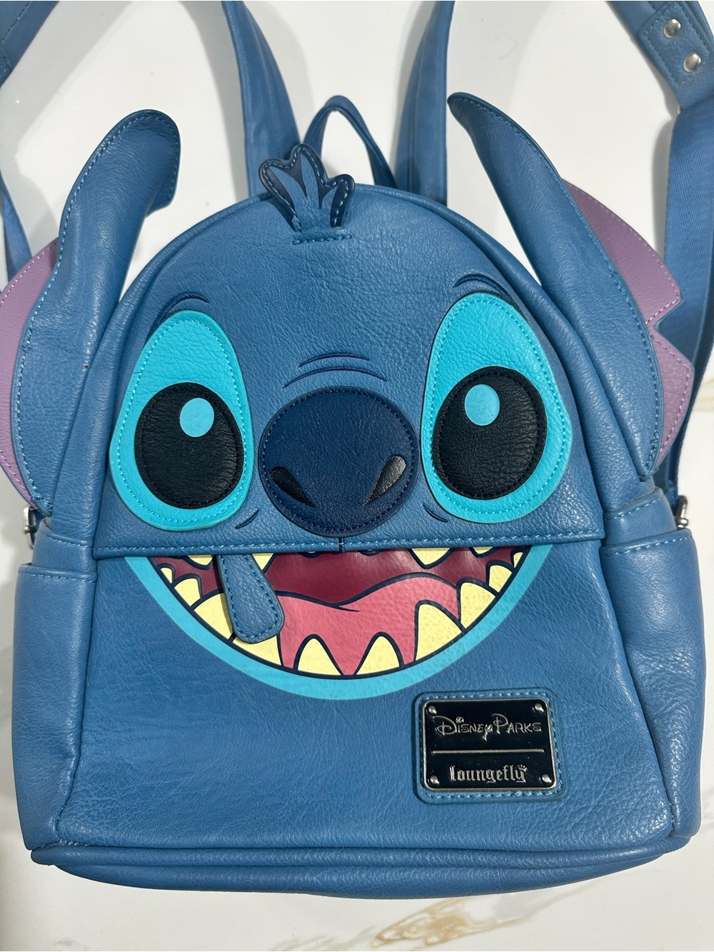 Loungefly Blue Stitch Character Mini Backpack - Picture 2 of 5